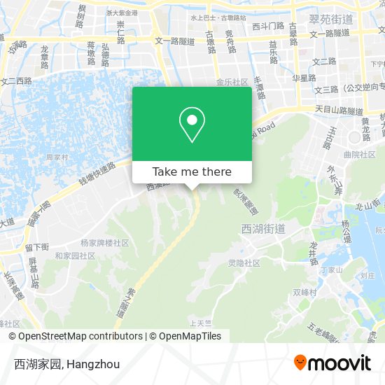 西湖家园 map