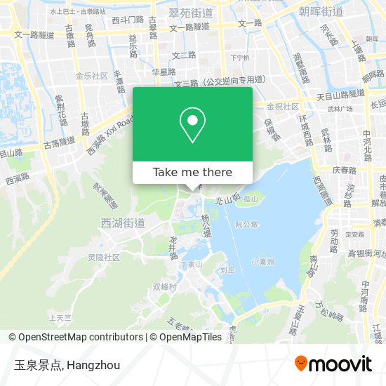 玉泉景点 map