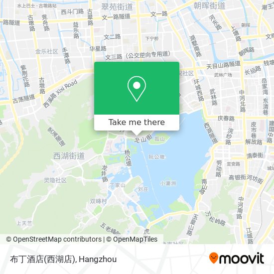 布丁酒店(西湖店) map