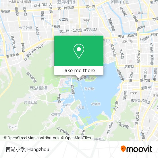西湖小学 map