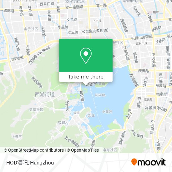 HOD酒吧 map