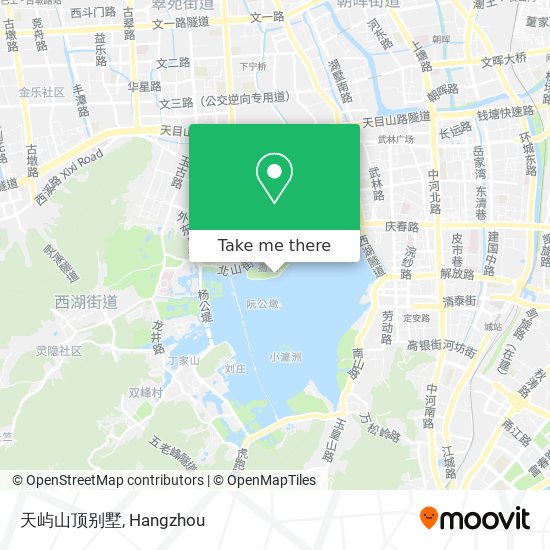 天屿山顶别墅 map