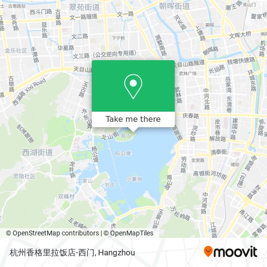 杭州香格里拉饭店-西门 map