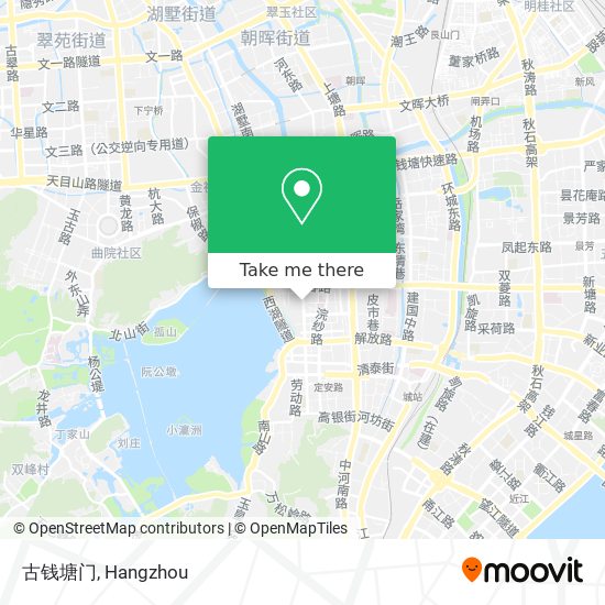 古钱塘门 map