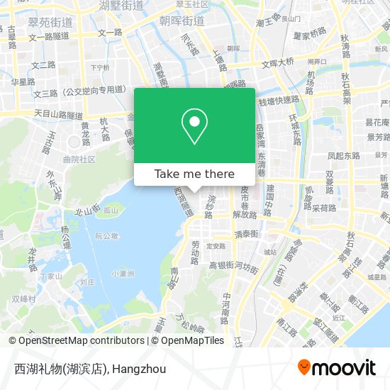 西湖礼物(湖滨店) map