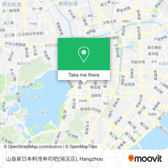 山葵家日本料理寿司吧(湖滨店) map