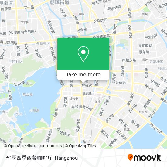 华辰四季西餐咖啡厅 map