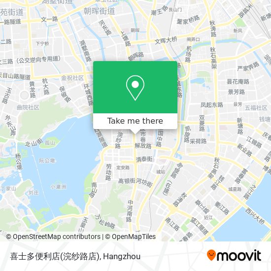 喜士多便利店(浣纱路店) map