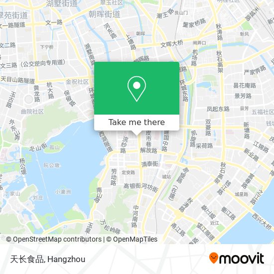 天长食品 map