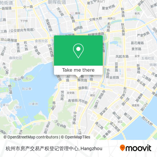 杭州市房产交易产权登记管理中心 map