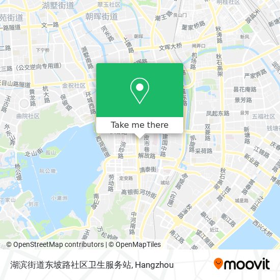 湖滨街道东坡路社区卫生服务站 map