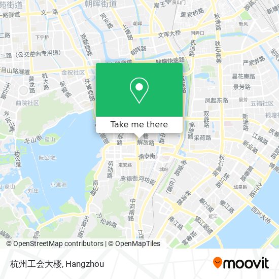 杭州工会大楼 map
