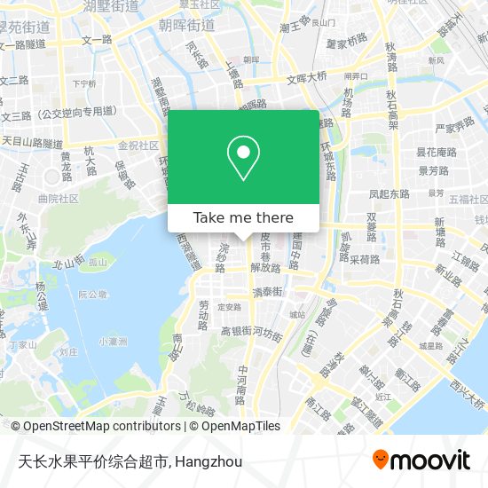 天长水果平价综合超市 map