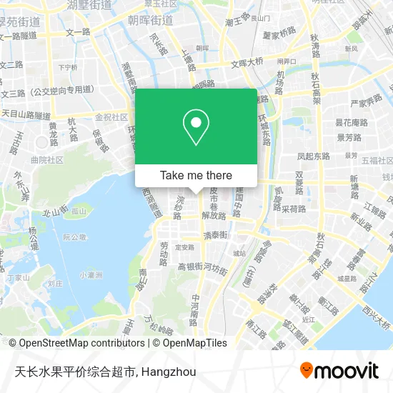 天长水果平价综合超市 map