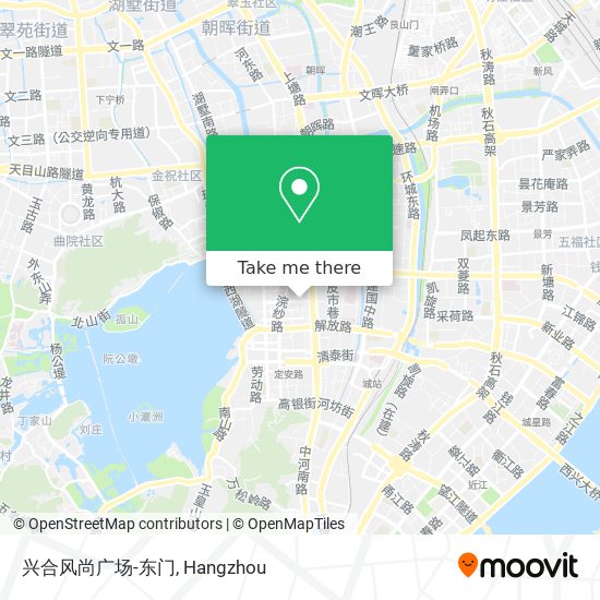 兴合风尚广场-东门 map