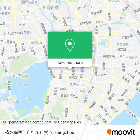 省妇保西门自行车租赁点 map
