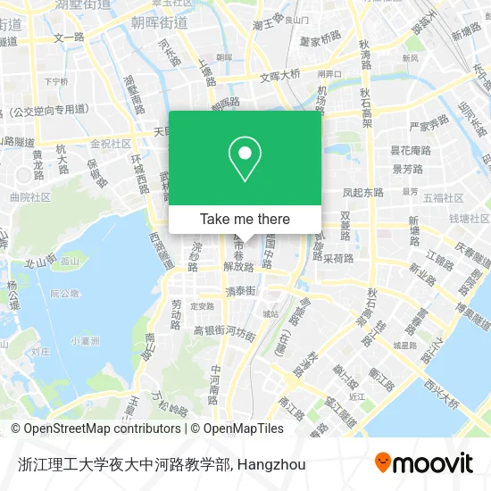 浙江理工大学夜大中河路教学部 map