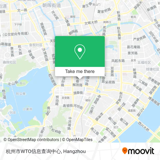 杭州市WTO信息查询中心 map