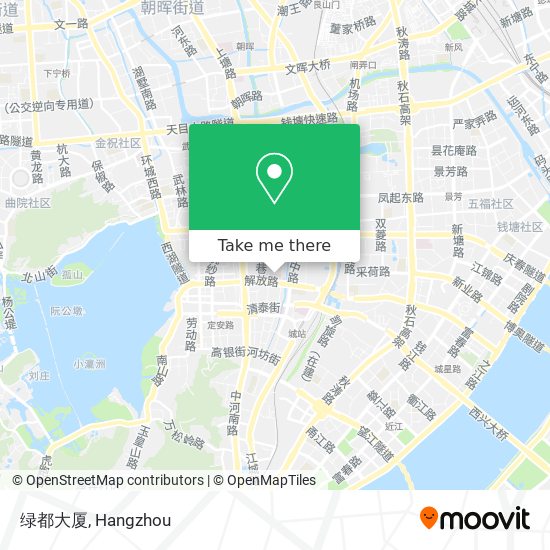 绿都大厦 map
