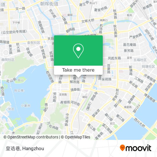 皇诰巷 map