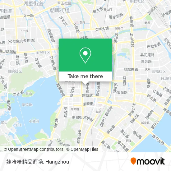 娃哈哈精品商场 map