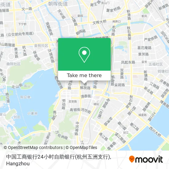 中国工商银行24小时自助银行(杭州五洲支行) map