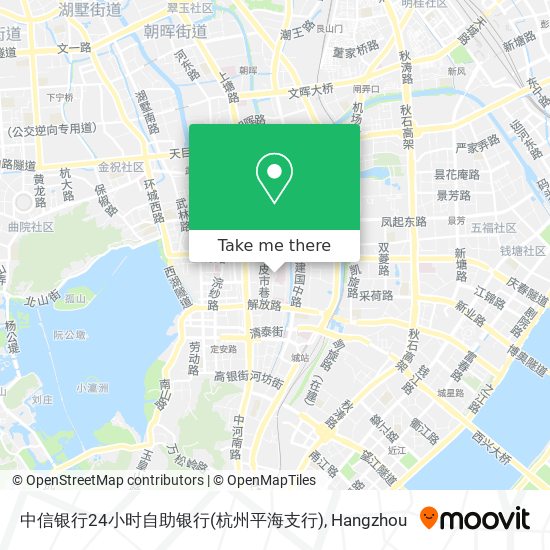 中信银行24小时自助银行(杭州平海支行) map