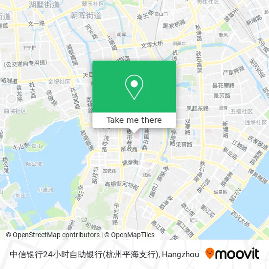 中信银行24小时自助银行(杭州平海支行) map