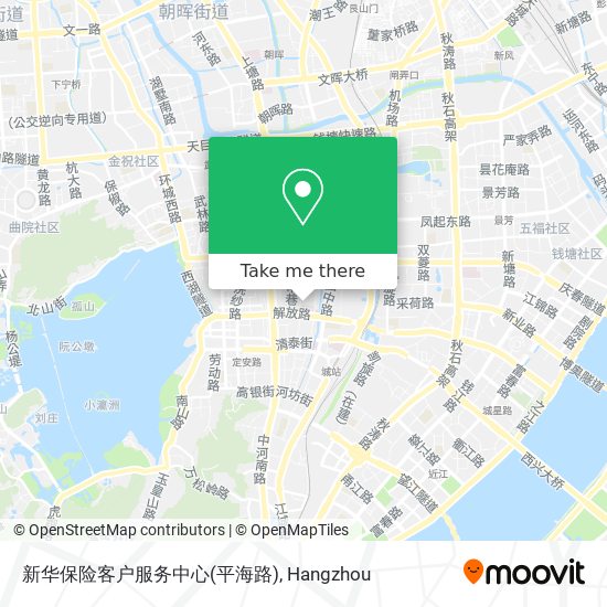 新华保险客户服务中心(平海路) map
