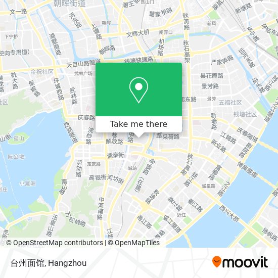 台州面馆 map