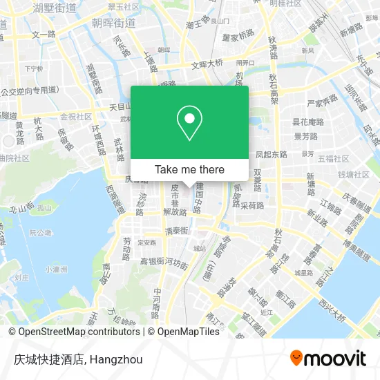 庆城快捷酒店 map