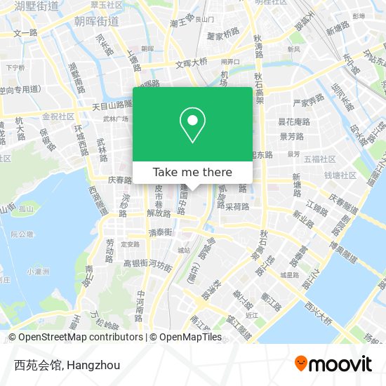 西苑会馆 map