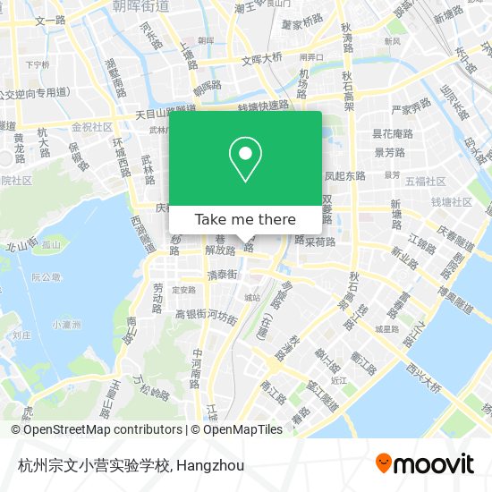 杭州宗文小营实验学校 map