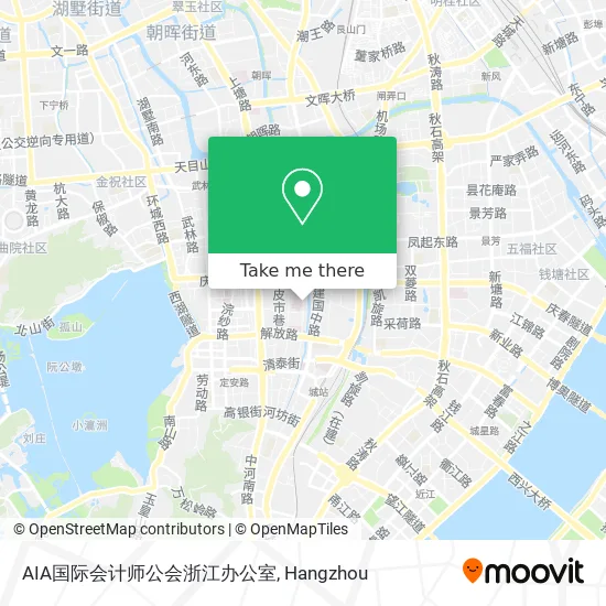 AIA国际会计师公会浙江办公室 map
