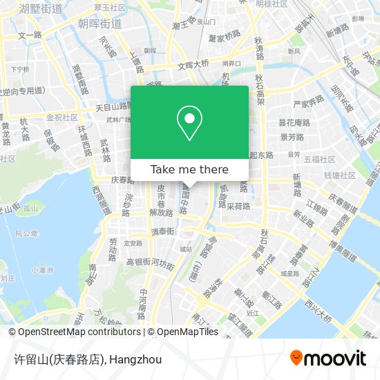 许留山(庆春路店) map