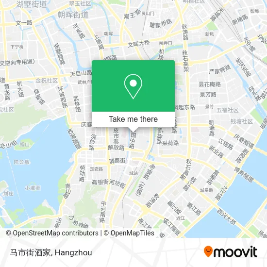 马市街酒家 map