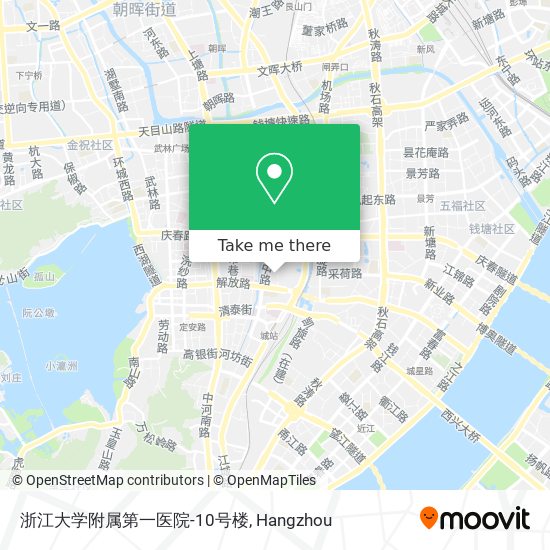 浙江大学附属第一医院-10号楼 map