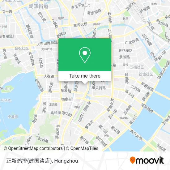 正新鸡排(建国路店) map