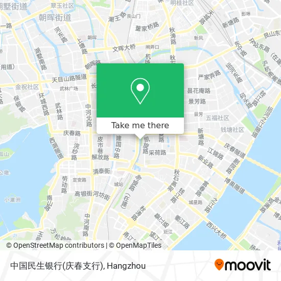 中国民生银行(庆春支行) map