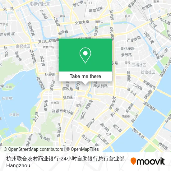 杭州联合农村商业银行-24小时自助银行总行营业部 map