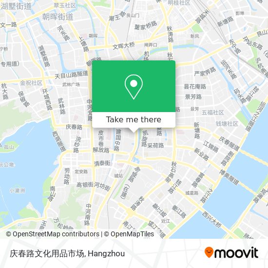 庆春路文化用品市场 map