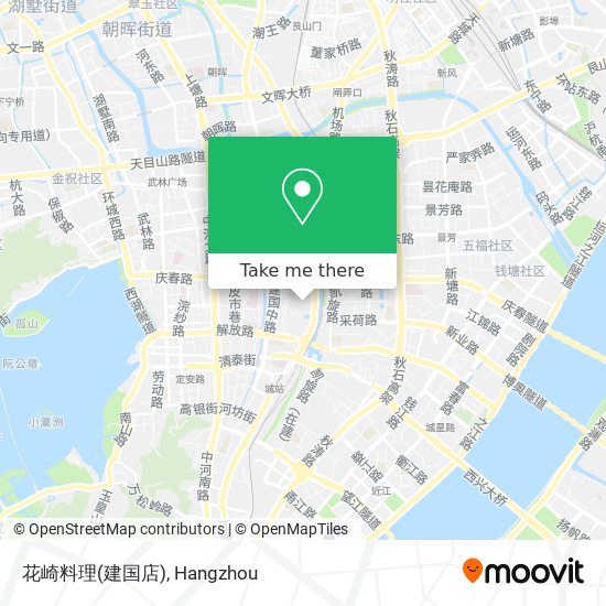 花崎料理(建国店) map