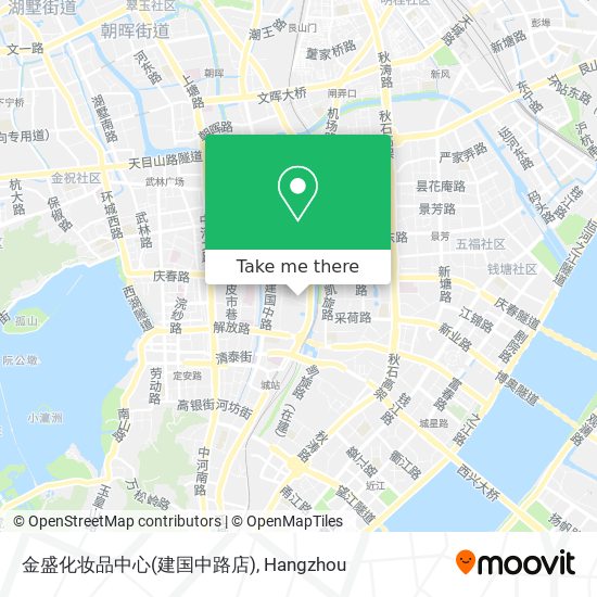 金盛化妆品中心(建国中路店) map