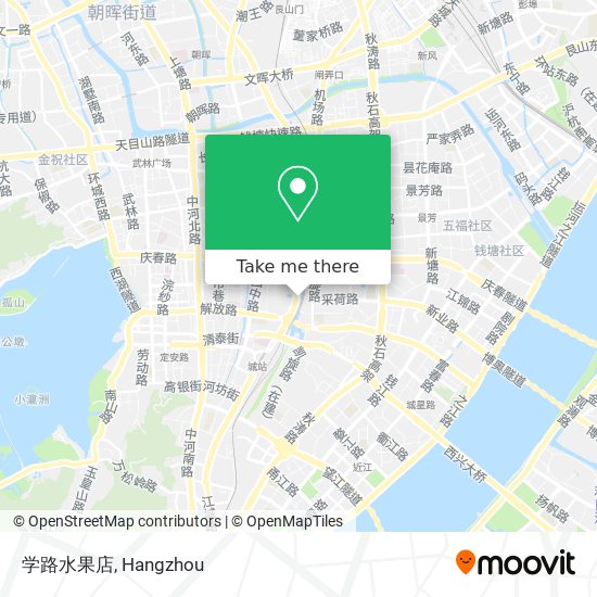 学路水果店 map