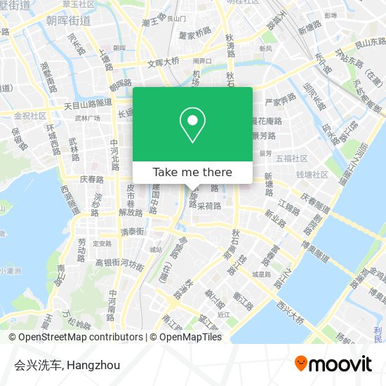 会兴洗车 map