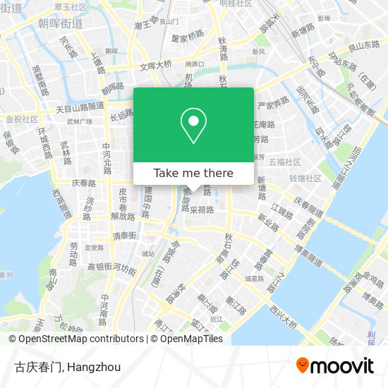 古庆春门 map