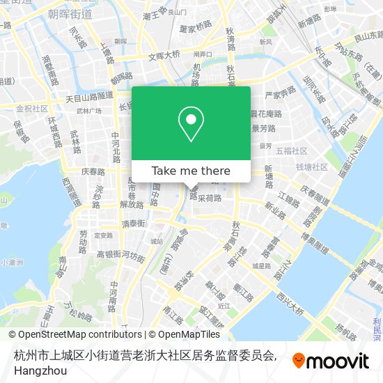 杭州市上城区小街道营老浙大社区居务监督委员会 map