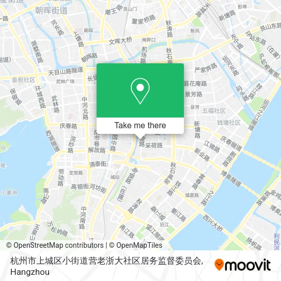 杭州市上城区小街道营老浙大社区居务监督委员会 map