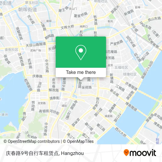 庆春路9号自行车租赁点 map