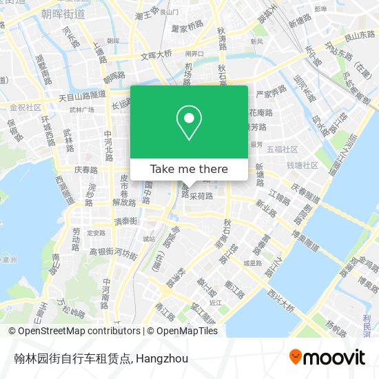 翰林园街自行车租赁点 map